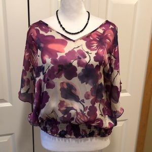 Lavender flowing top